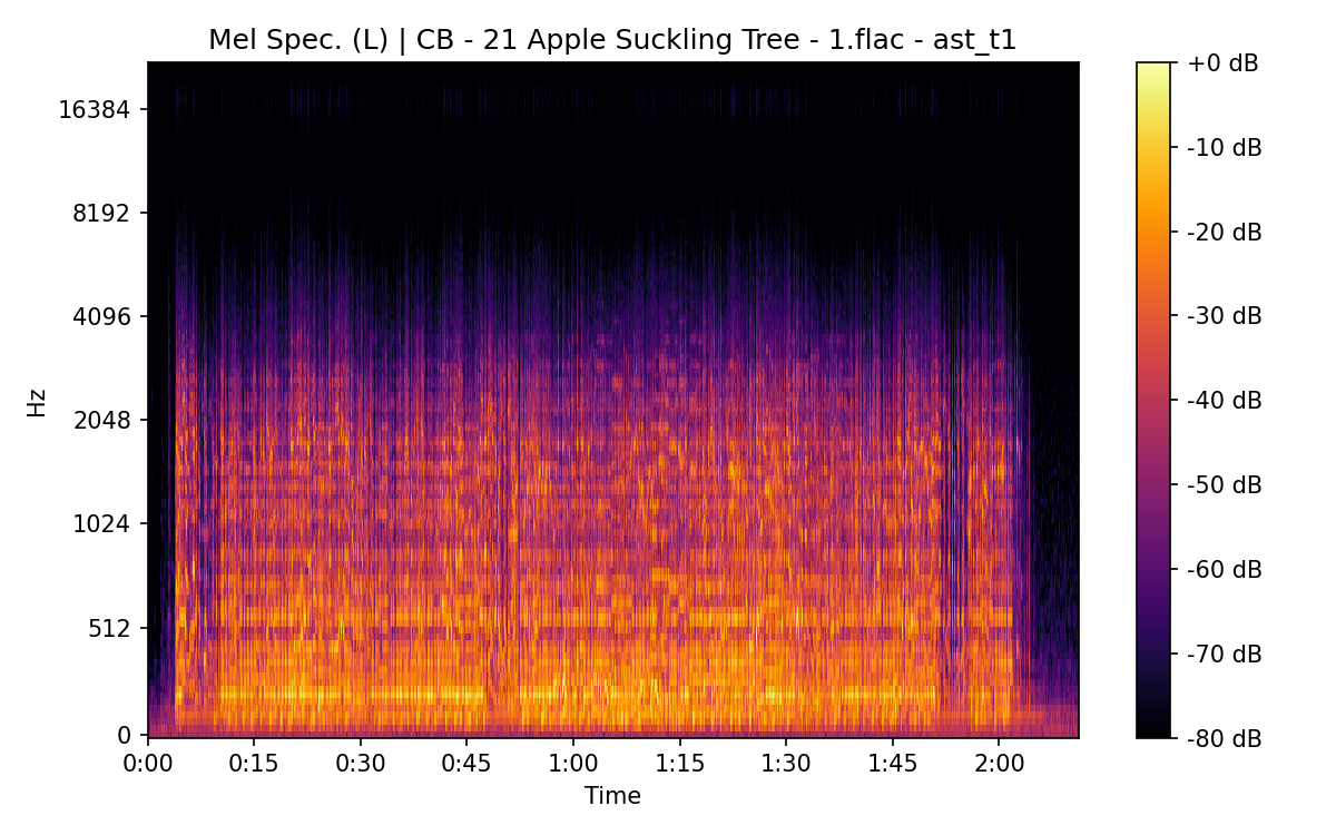 Mel Spectrogram (Left)