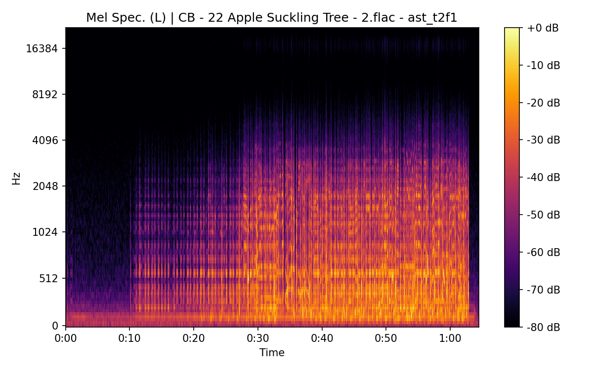 Mel Spectrogram (Left)
